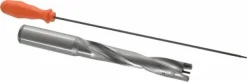 Replaceable-Tip Drill: 22.23 to 22.73 mm Dia, 120 mm Max Depth, 25.4 mm Straight-Cylindrical Shank