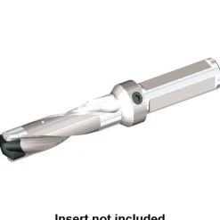 Replaceable-Tip Drill: 38.1 to 40 mm Dia, 7-1/2" Max Depth, 1-1/2" Straight-Cylindrical Shank