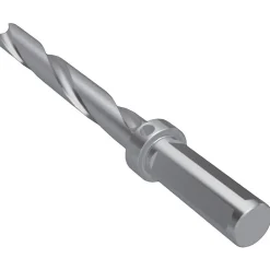 Replaceable-Tip Drill: 20.64 to 21.14 mm Dia, 165.1 mm Max Depth, 25.4 mm Weldon Flat Shank
