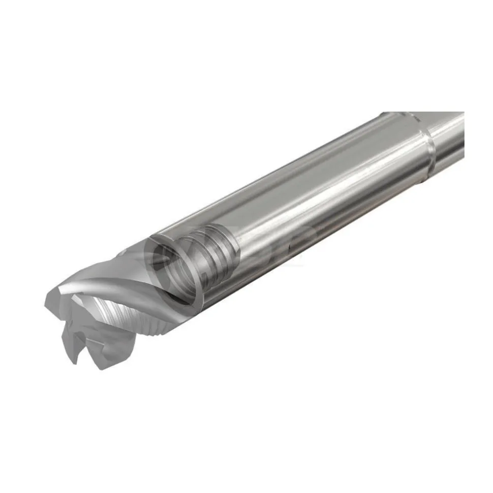 Replaceable Tip Milling Shank: Series Multimaster, 2" Projection, 3/8" Stepped Shank