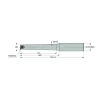 Replaceable Tip Milling Shank: Series Multimaster, 3.15" Projection, 3/4" 89 ° Shank