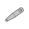 Replaceable Tip Milling Shank: Series Minimaster, 90 mm Projection, 3/4" 85 ° Shank