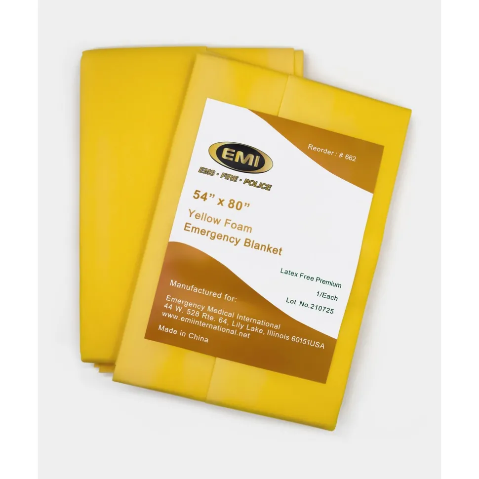 Rescue Blankets: Type: Emergency; Material: Polypropylene; Overall Length: 54.0000; Overall Width: 8