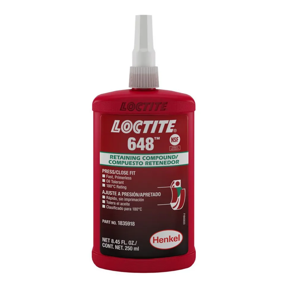 648 Retaining Compound, 250 ml Bottle
