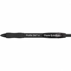Retractable Gel: Medium Point, Black