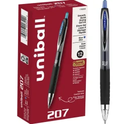 Retractable Pen: 1 mm Tip, Blue Ink