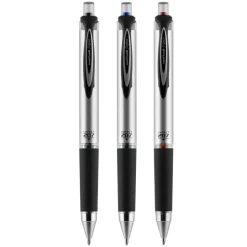 Retractable Pen: 1 mm Tip, Blue Ink