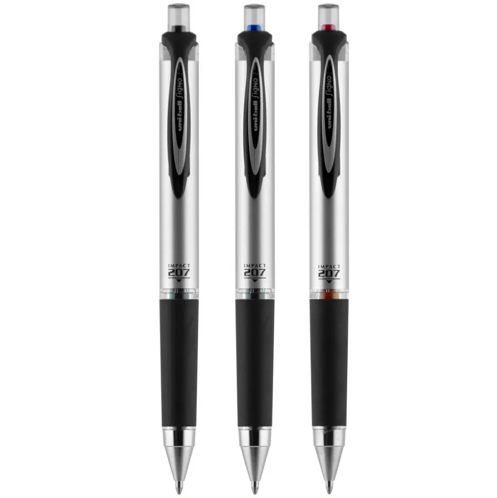 Retractable Pen: 1 mm Tip, Blue Ink