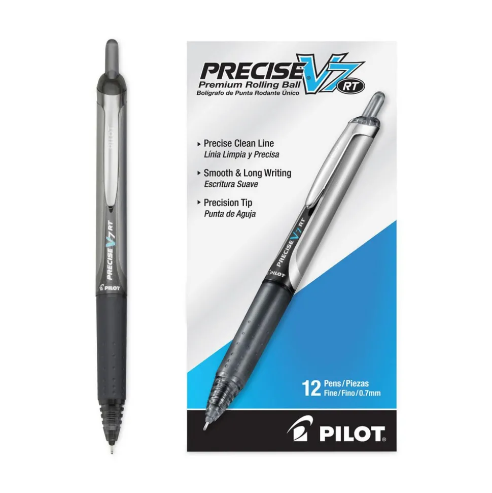 Roller Ball Pen: Precision Tip, Black Ink