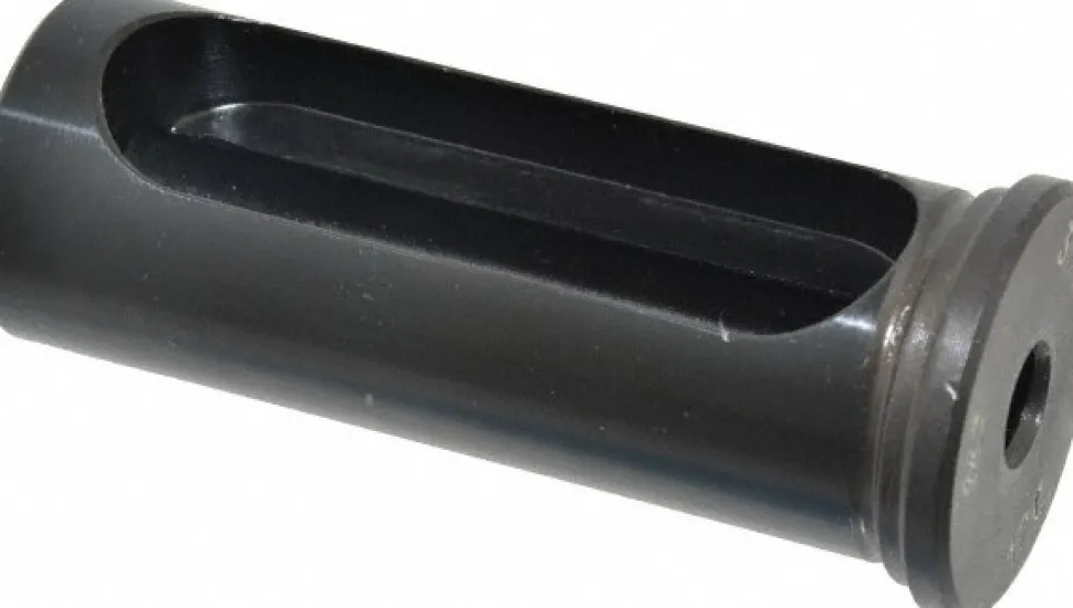 Rotary Tool Holder Bushing: Type C, 3/8" ID, 1-1/4" OD, 3-1/4" Length Under Head