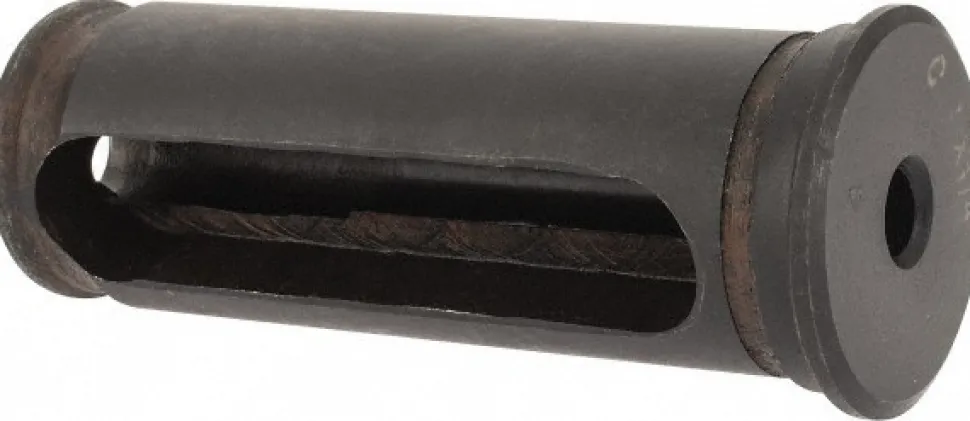 Rotary Tool Holder Bushing: Type C, 1/4" ID, 1" OD, 2-3/4" Length Under Head