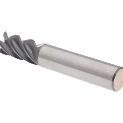 Roughing & Finishing End Mill: 1/2" Dia, 5 Flute, Solid Carbide