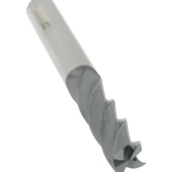 Roughing & Finishing End Mill: 1/2" Dia, 4 Flute, Solid Carbide