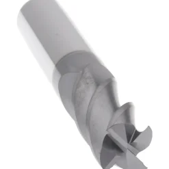Roughing & Finishing End Mill: 1/2" Dia, 4 Flute, Solid Carbide