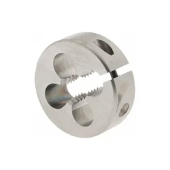 Round Die: M8x1.25, 25.00 mm OD, High-Speed Steel