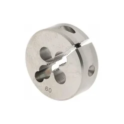Round Die: #10-32, 1" OD, High-Speed Steel