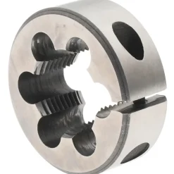 Round Die: 1/2-28, 1" OD, High-Speed Steel