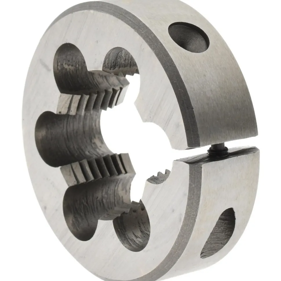 Round Die: 1-14, 2" OD, High-Speed Steel
