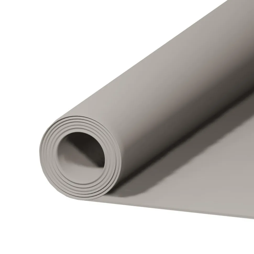 Rubber Roll: Closed Cell, Neoprene Spring Blend, 1/2" Thick, 1/2" Wide, 25.000' Long, Black