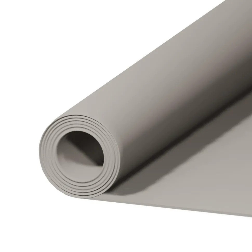 Rubber Sheet: Neoprene Spring Blend, 2" Thick, 12" Wide, 1.000' Long, Black