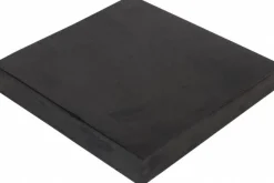 Rubber Sheet: Neoprene Spring Blend, 2" Thick, 12" Wide, 1.000' Long, Black