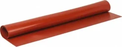 Rubber Sheet: Silicone, 1/8" Thick, 36" Wide, 3.000' Long, Red