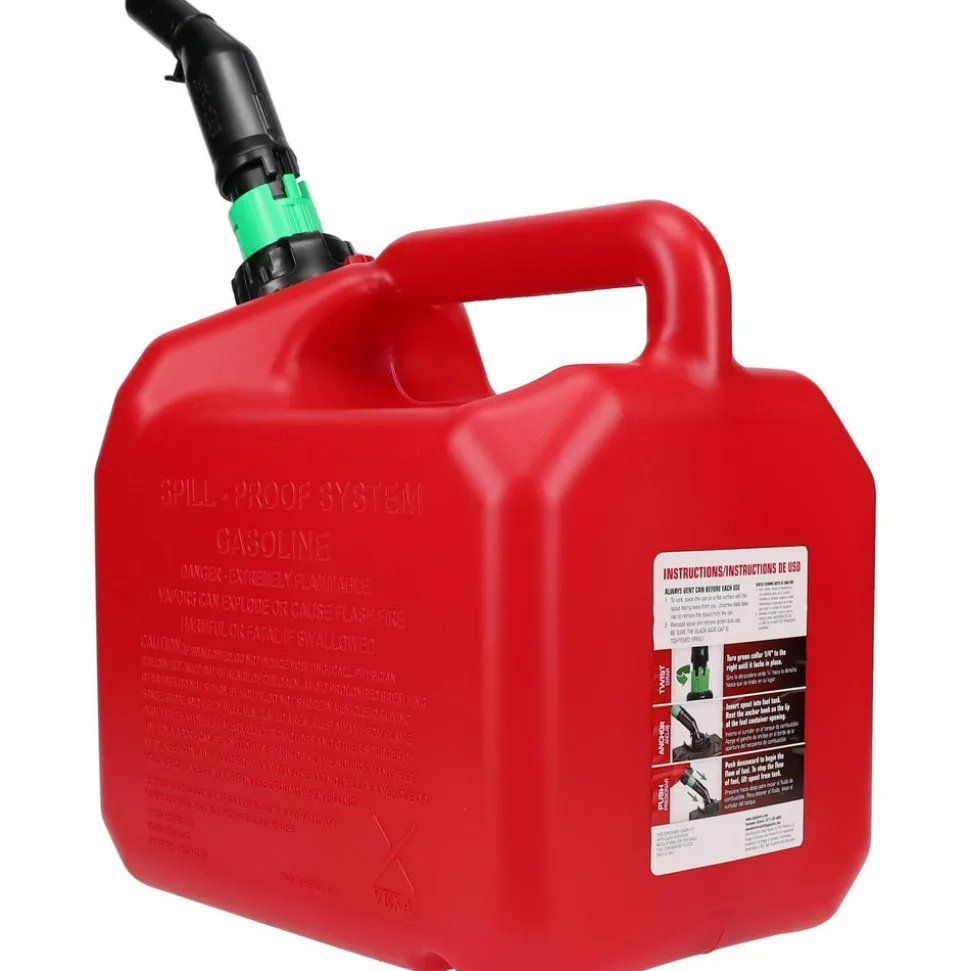 Safety Can: 2 gal, Polyethylene