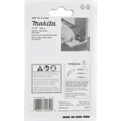 Scroll Saw Blades: For Use With: Wood, Plywood, OSB; Description: Starlock Oscillating Multi‑Tool 3‑1/4" High Carbon Steel Round Segmented Saw Blade; Color: Black; Turntable Diameter: 1