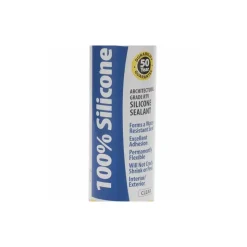 Sealant: 10.1 oz Cartridge, Clear, Silicone