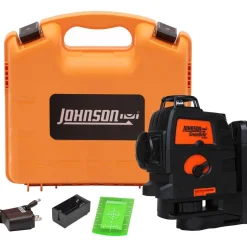 Self Leveling Line Laser Level: 1 Beam, Green Beam