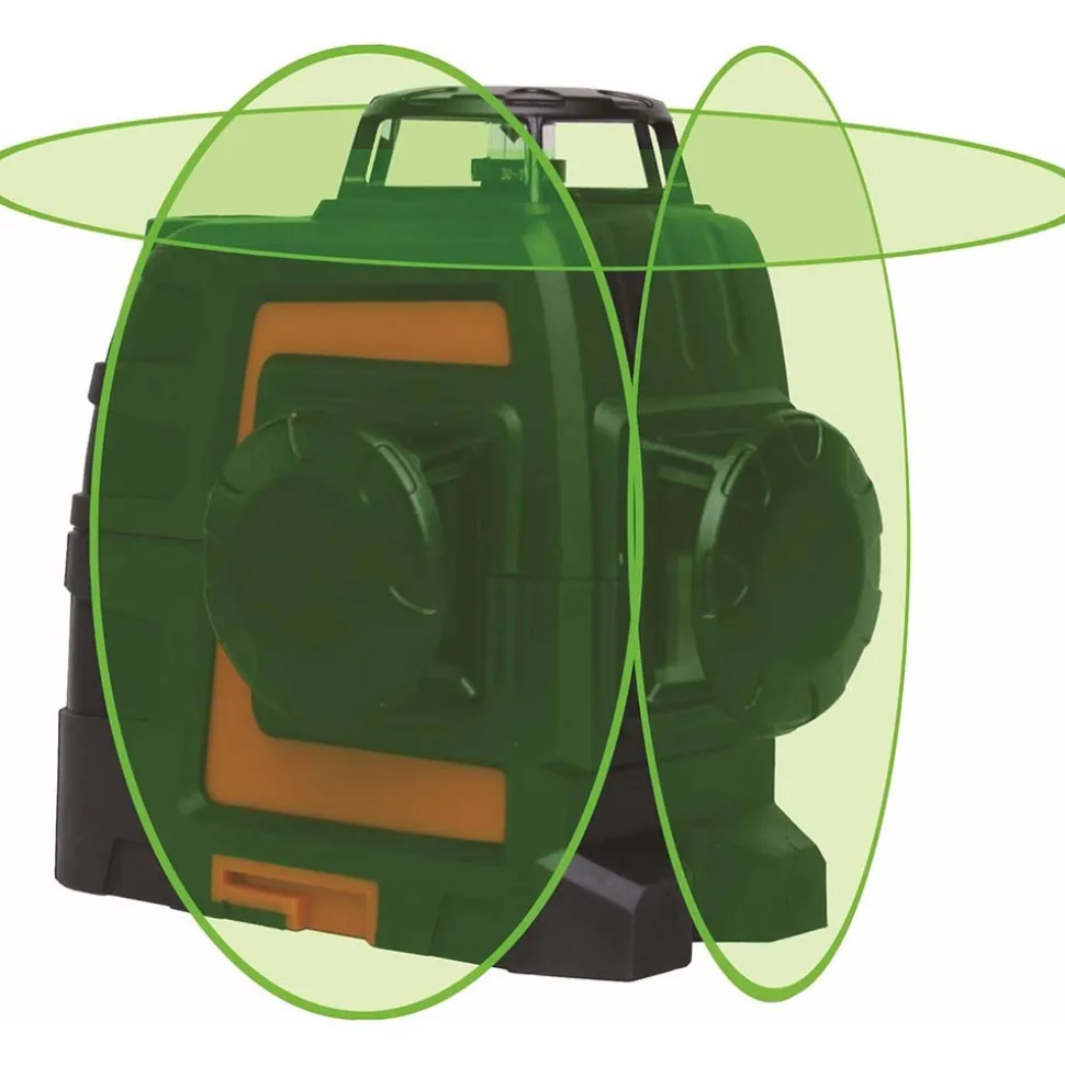 Self Leveling Line Laser Level: 1 Beam, Green Beam