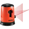 Self Leveling Cross Line Laser Level: 1 Beam, Class III, Red Beam