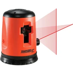 Self Leveling Cross Line Laser Level: 1 Beam, Class III, Red Beam