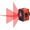 Self Leveling Cross Line Laser Level: 3 Beams, Class II, Red Beam