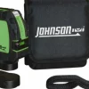 Self Leveling Cross Line Laser Level: 2 Beams, Green Beam