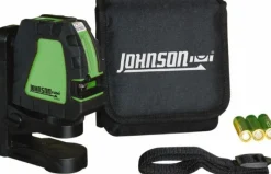 Self Leveling Cross Line Laser Level: 2 Beams, Green Beam