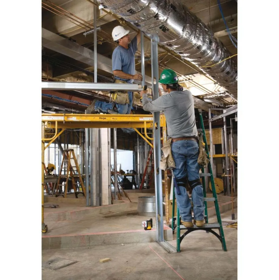 Self Leveling Line Laser Level: 3 Beams, Red Beam