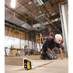 Self Leveling Line Laser Level: 3 Beams, Red Beam