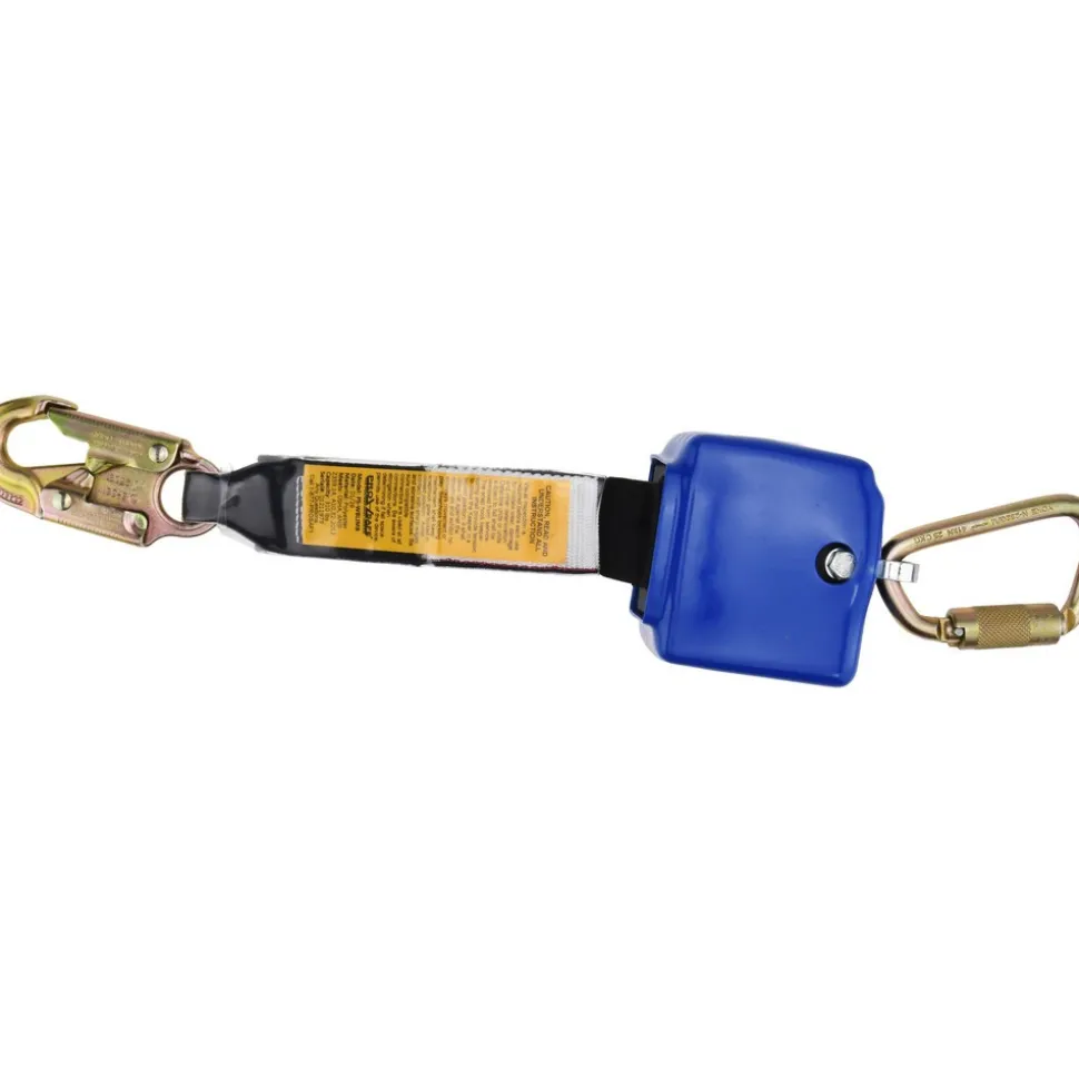 Self-Retracting Fall Limiter: 310 lb, 8' Line