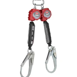 Self-Retracting Lifeline: 310 lb Capacity, 6.00' Lifeline, Single Pin Connector