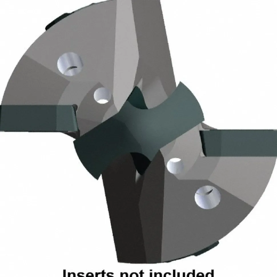 Series KSEM Plus, Head Connection FDS45, 45mm Max Dia Pilot Insert Drill Head