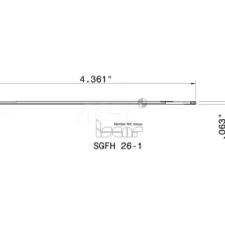 SGFH Double End Right Hand Indexable Cutoff Blade