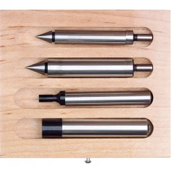 3/8" Shank Dia, 0.0002" Accuracy, Double, Single End, Edge Finder Set