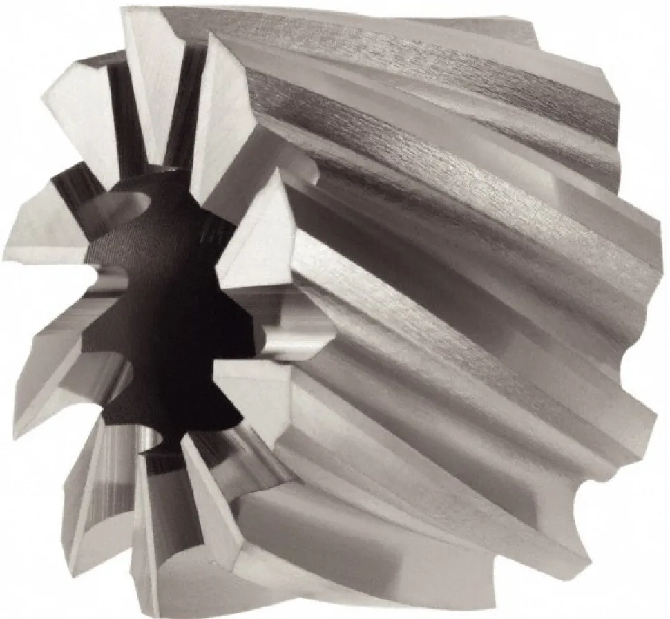 Shell End Mill: 3" Dia, 1-1/4" Arbor Hole, 12 Flute, High Speed Steel