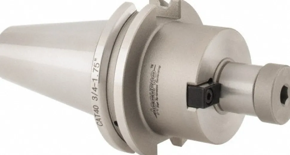 Shell Mill Holder: CAT40, Taper Shank