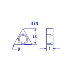 Shim for Indexables: 3/8" Inscribed Circle, Interchangeable Head
