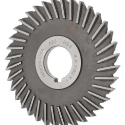 Side Chip Saw: 4" Blade Dia, 7/32" Blade Thickness, 1" Arbor Hole Dia, 36 Teeth, High Speed Steel
