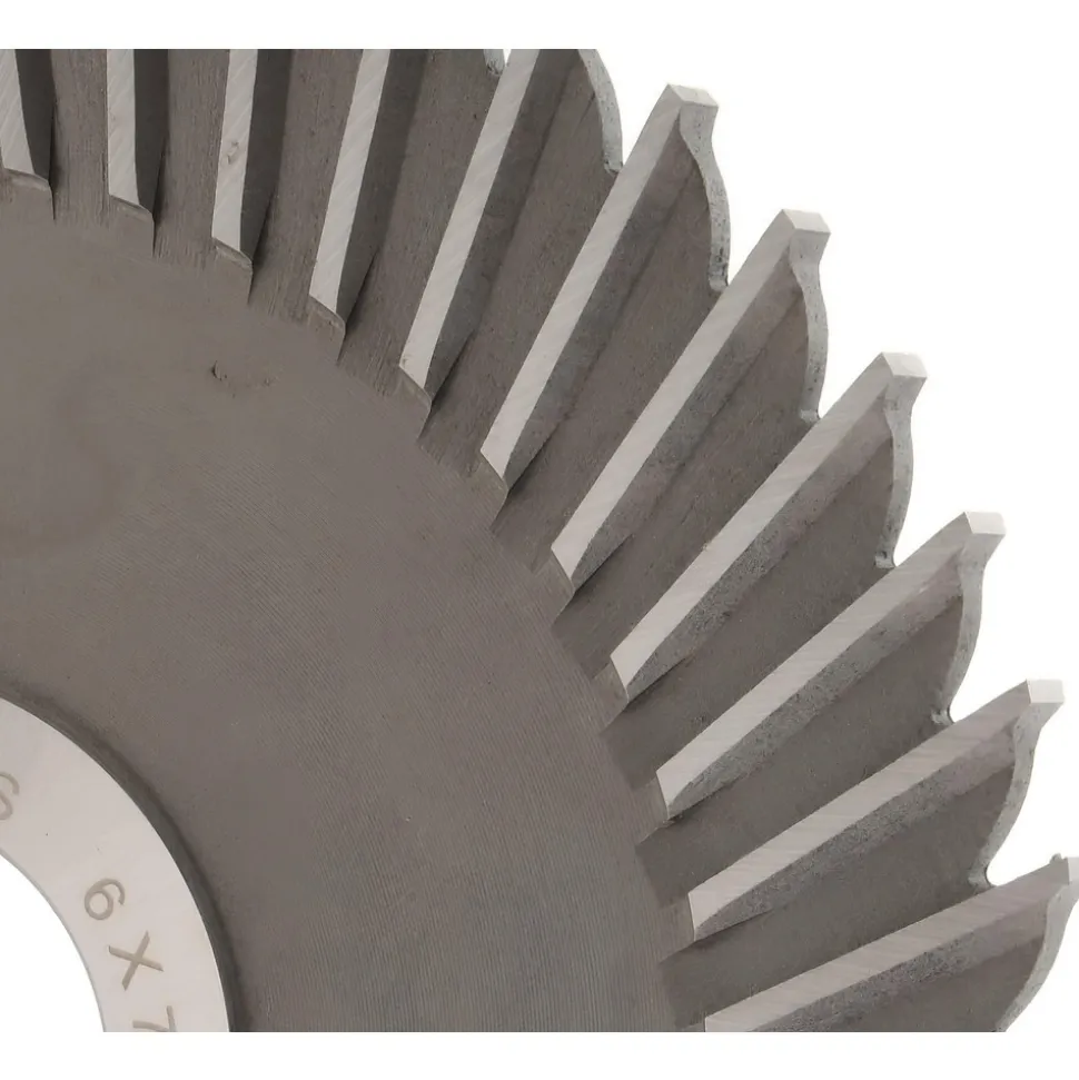 Side Chip Saw: 6" Blade Dia, 7/32" Blade Thickness, 1-1/4" Arbor Hole Dia, 48 Teeth, High Speed Steel