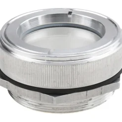 1-3/8" Sight Dia, 1-7/8" Thread, 1-1/8" Long, Low Pressure Hole Mount, Open View, Sight Glass & Flow Sight