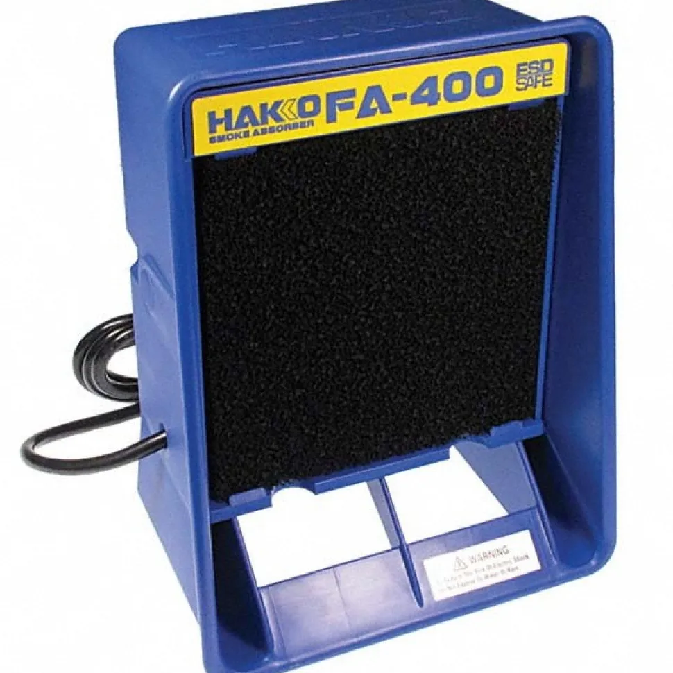 Single Phase 38.8 CFM (Vertical), 17.7 CFM (Horizontal) CFM 120V Smoke Absorber Table Top Portable Air Cleaner Solder Fume Extraction System